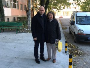 И тротоарите пред блок 73 в „Тракия” са готови