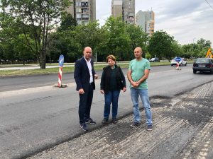 Преасфалтират участък от булевард „Освобождение“ в „Тракия“