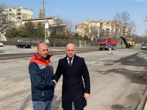 Преасфалтират булевард в Тракия