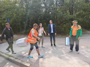 Нови кошчета за отпадъци в район „Тракия“